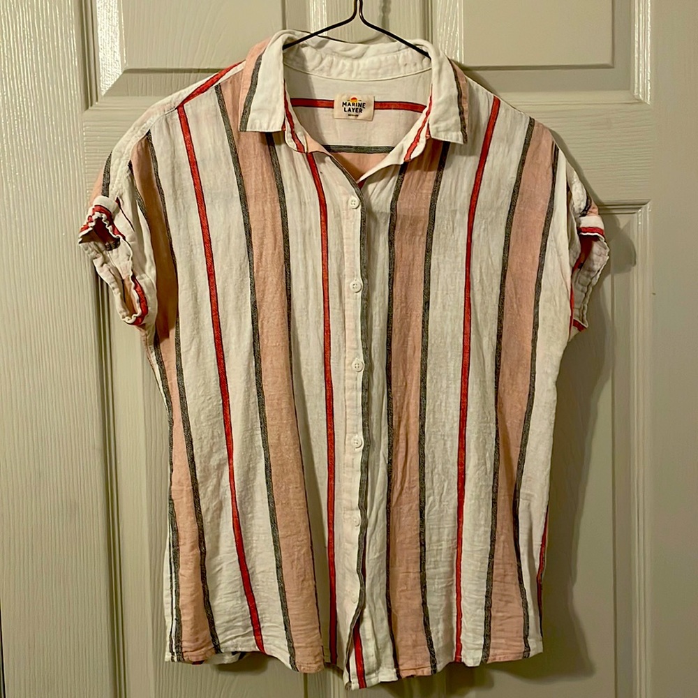 Marine Layer Linen Button Up